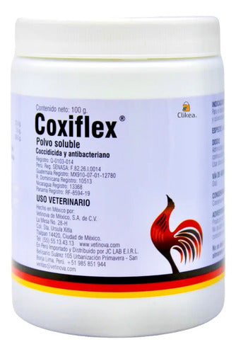 Coxiflex Coccidicida Aves Vetinova 100 G Polvo Soluble