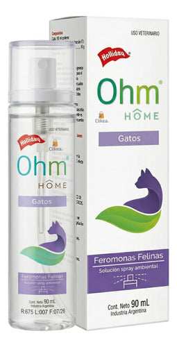 Ohm Home Modulador De La Ansiedad Para Gatos Spray 90 Ml