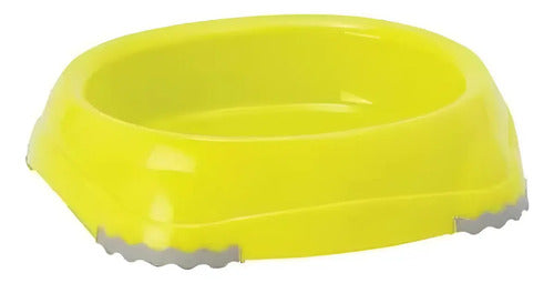 Plato Para Mascota Smarty Bowl Grande 1248 Ml Amarillo Limón