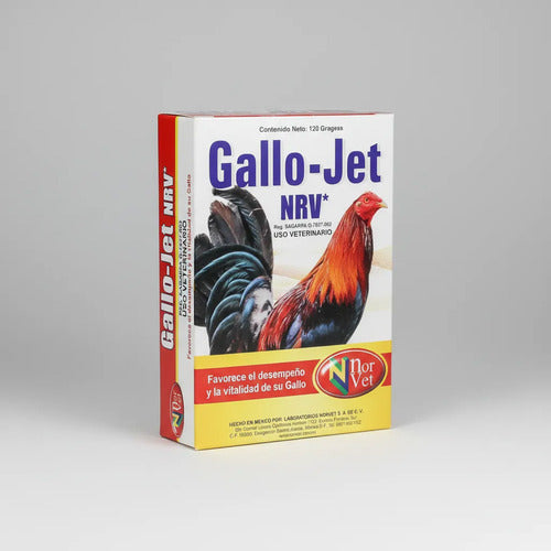 Gallo Jet Nrv 120 Tabletas Vitaminas Y Minerales Gallo-jet