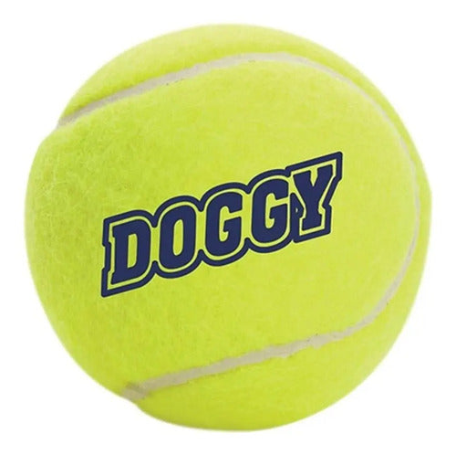 Pelota Doggy 1 Pieza Juguete Para Perro Amarillo