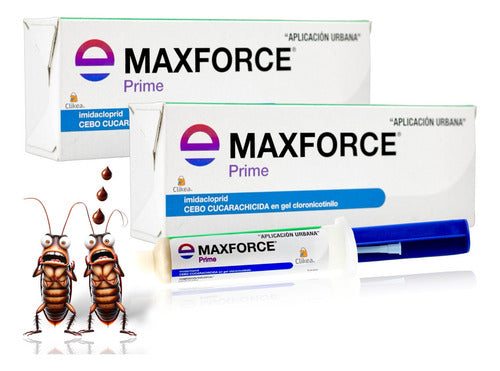 Paquete De 2 Maxforce Prime Envu 30 Gr Cucarachas Max Force