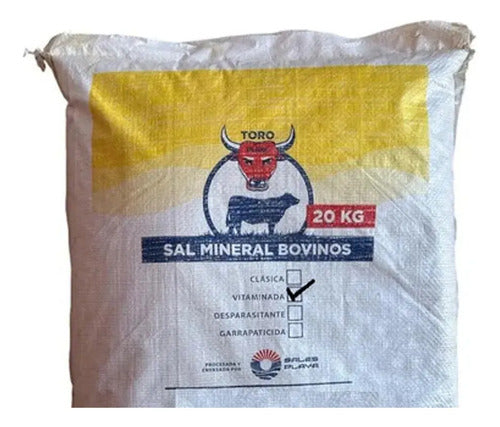Sales Playa Minerales  Vitaminados  Para Ganado 20kg Libres