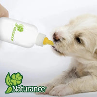 Biberón Perros Y Gatos Cachorros Naturance 56 Ml + Repuesto Blanco