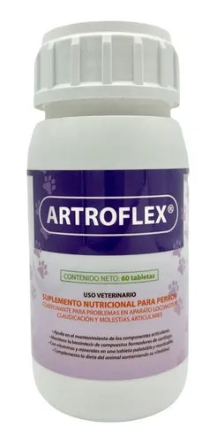 Frasco Artroflex 60 Tabletas Cuidado Articulaciones Ruiland