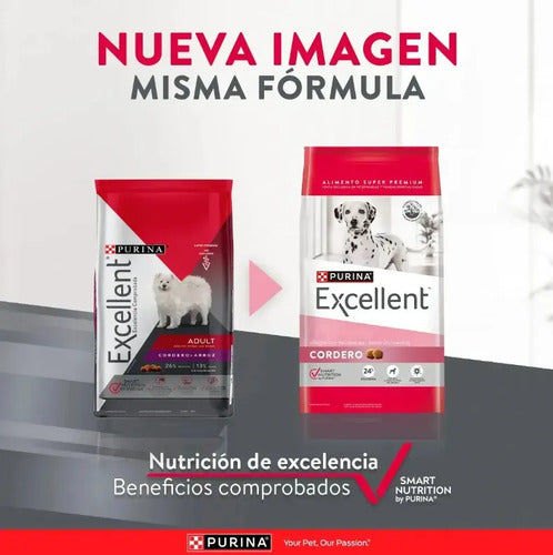 Excellent Adulto Todas Las Razas Cordero Y Arroz De 20 Kg