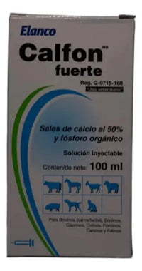 Calfon Fuerte Suplemento Sales De Calcio 100 Ml