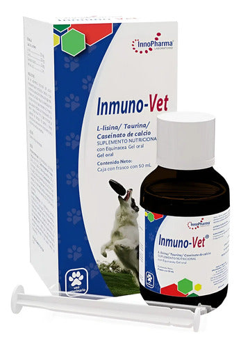 Inmuno-vet Frasco De 50 Ml Suplemento Perros Y Gatos Inmune