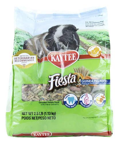 Alimento Premium Kaytee Fiesta Cuyo Frutas Y Verduras 1.13kg
