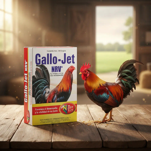 Gallo Jet Nrv 120 Tabletas Vitaminas Y Minerales Gallo-jet