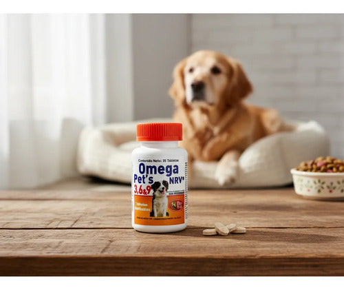 Omega Pets Nrv 3, 6 Y 9 Artritis 30 Tabs Vitaminas Perros