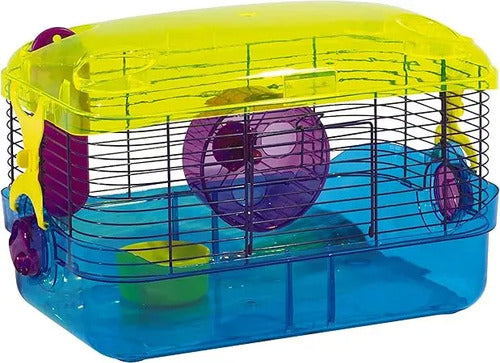 Hogar Para Hamster Crittertrail Simple Start Azul