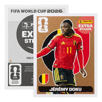Extra Stickers Originales Panini Mundial 2026 A Elegir Jeremy Doku Bronce 2026
