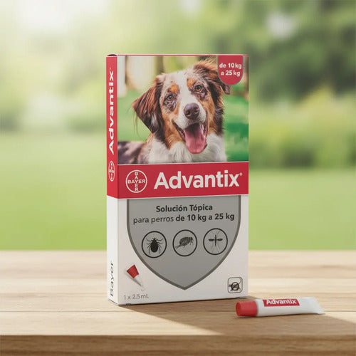 Advantix Pipeta Antipulgas Y Garrapatas Perros 10-25 Kg