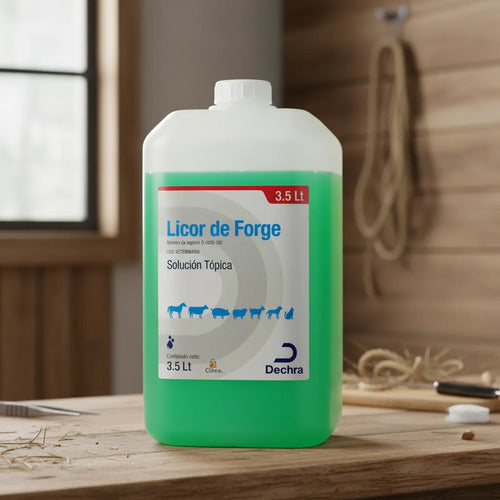 Licor De Forge Antiseptico Y Cicatrizante De 3.5 L Dechra