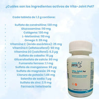 Vitajoint Pet Multivitaminico Para Perros 50 Tabletas