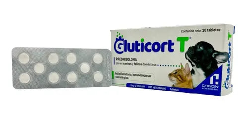 Gluticort T Perros Y Gatos 20 Tabletas Prednisolana