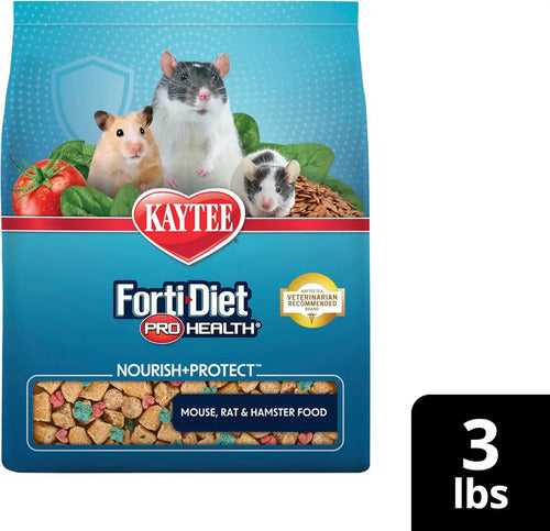 Alimento Cubos Kaytee Forti-diet Prohealth Ratón Rata Hámster 1.36kg