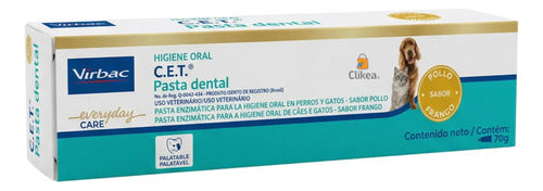 Cet Pasta Dental Crema C.e.t. Virbac Para Perros 70 G Chicken Flavor