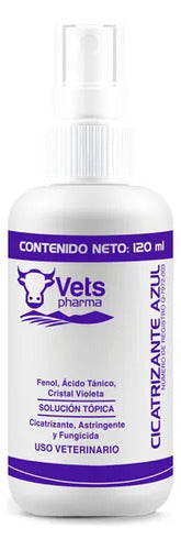 Azul Cicatrizante En Spray 120 Ml Vets Pharma