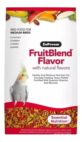 Alimento Premium+ Para Ninfa Croquetas Zupreem Fruit 907 G