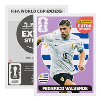 Extra Stickers Originales Panini Mundial 2026 A Elegir Federico Valverde Morado 2026