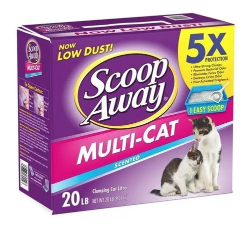 Arena Gato Scoop Away Multi Cat Aglutinante 9kg 20lb