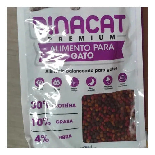 Croquetas Alimento 5.5 Lb Para Gato Dinacat Premium 2.5 Kg