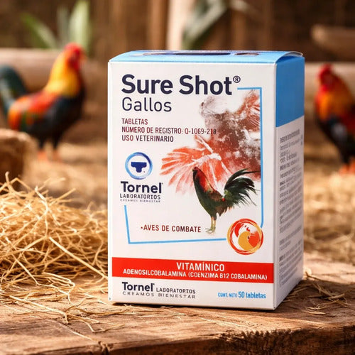 Sure Shot Vitaminas Energizantes Para Gallos 50 Tab Tornel