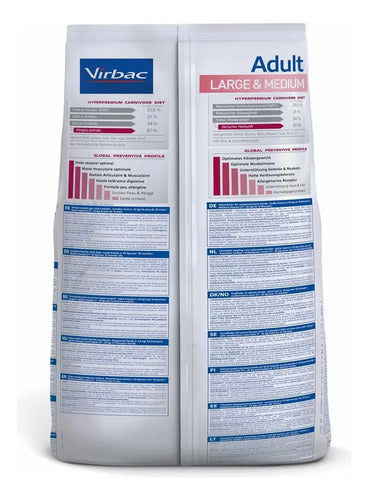 Virbac Alimento Seco Adulto Perro Mediano Grande Mix 3kg