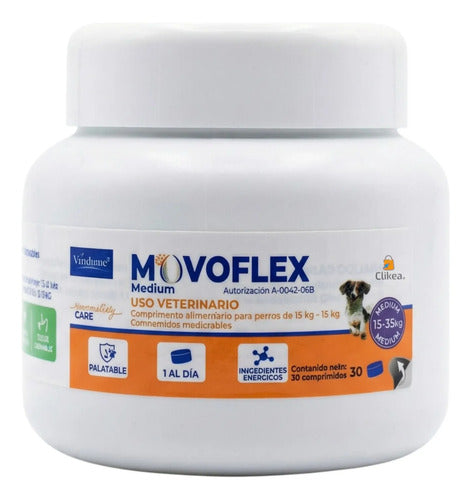 Movoflex Virbac 30 Mediano Perros 15 Kg A 35 Kg Palatable