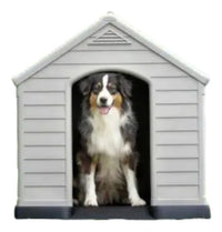 Casa Grande Para Perros Razas Medianas Y Grandes Exteriores Gris
