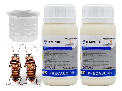 Pack 2 Temprid Sc Envu 250ml Insecticida Contra Toda Plaga