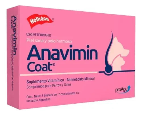 Suplemento Vitaminico Anavimin Coat Holliday 21 Comprimidos