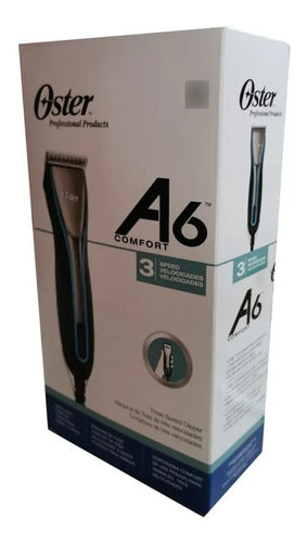 Maquina Estetica Canina A6 3 Velocidades Oster Con Cuchilla · Azul · azul,negro o morada