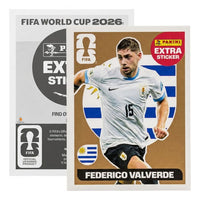 Extra Stickers Originales Panini Mundial 2026 A Elegir Federico Valverde Bronce 2026