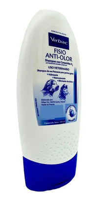 Shampoo Fisio Anti Olor Con Ceramidas Virbac 200 Ml  Sin Fragancia