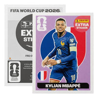 Extra Stickers Originales Panini Mundial 2026 A Elegir Kylian Mbappé Morado 2026