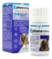 Zylkene 450 Mg 30 Caps Vetoquinol Relajante Estrés Perros