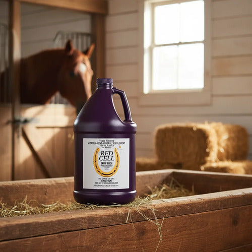 Suplemento Nutricional Red Cell Para Caballos 3.785 Litros