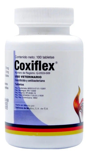 Coxiflex Coccidicida Aves Vetinova 100 Tab Coriza, Coccidia