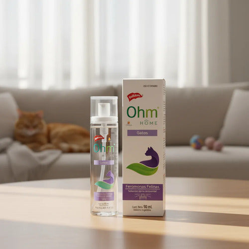 Ohm Home Modulador De La Ansiedad Para Gatos Spray 90 Ml