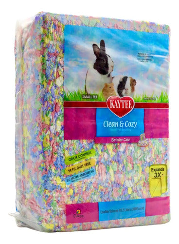 Kaytee Clean And Cozy Birthday Cake Sustrato De Papel 49.2 L