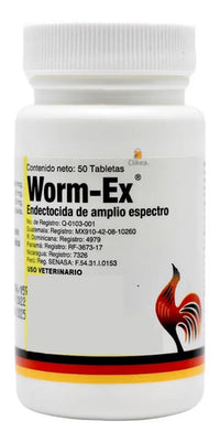 Worm Ex Endectocida Aves Vetinova 50 Tabletas