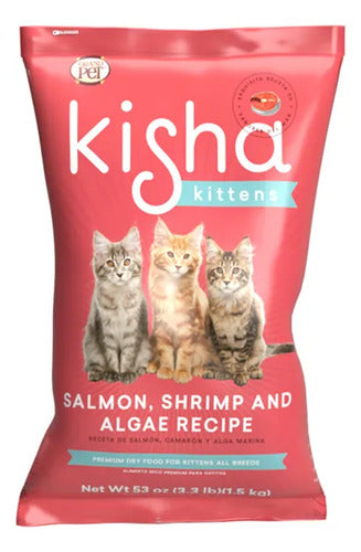 Alimento Gato Kisha Kitten 1.5kg Grand Pet 3.3lb Premium