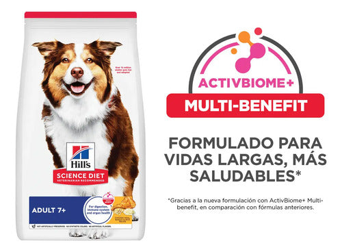 Croquetas Para Perro Hill's Science Diet Alimento Para Perro Senior Sabor Pollo 12kg