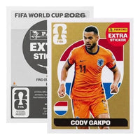 Extra Stickers Originales Panini Mundial 2026 A Elegir Cody Gakpo Oro 2026