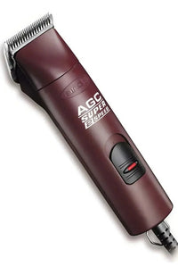 Máquina De Estetica Canina Cortar Pelo Para Perros Andis Agc 2 Velocidades Con Cuchilla Desmontable Color Guinda Oscuro