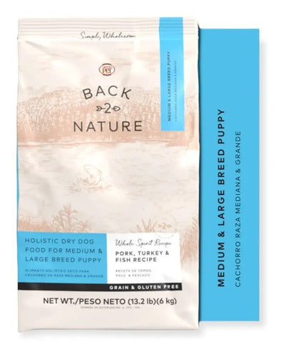 Alimento Back 2 Nature Cachorro Raza Mediana Y Grande 15 Kg