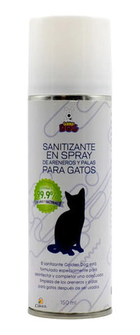 Sanitizante En Spray De Areneros Y Palas Para Gatos 150 Ml